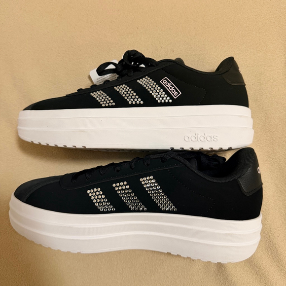 Adidas VL Court Bold J – Rhinestone - Youth 6 - Women’s 7.5 - Picture 5 of 11